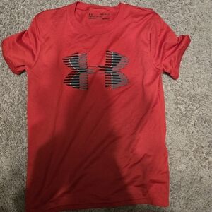 Under Armour Kids Red Short Sleeve Tee